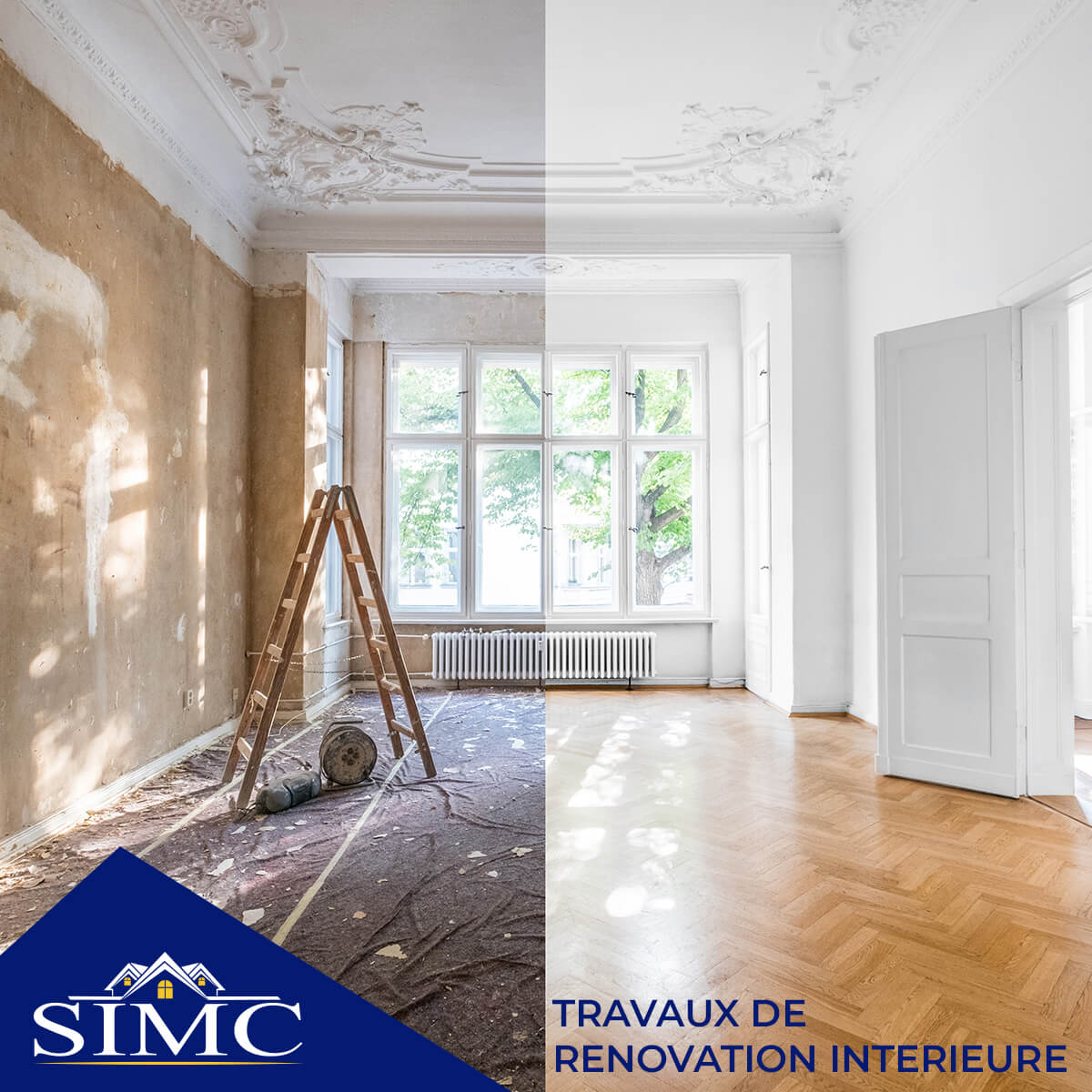 Travaux de rénovation intérieure